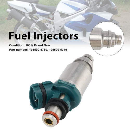 Fuel Injectors 195500-5760 195500-5740 For Suzuki TL1000 98-03 RSV1000