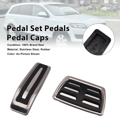 Pedal Set Pedals Pedal Caps For Porsche Cayenne 9PA 2002-10 92A 2010-18