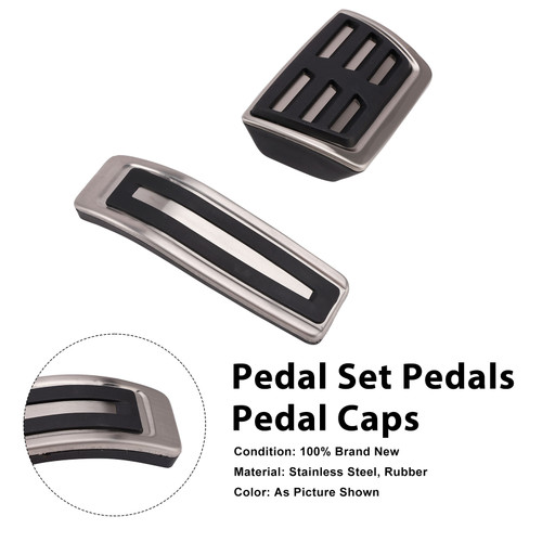Pedal Set Pedals Pedal Caps For Porsche Cayenne 9PA 2002-10 92A 2010-18
