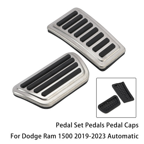 Pedal Set Pedals Pedal Caps For Dodge Ram 1500 2019-2023 Automatic