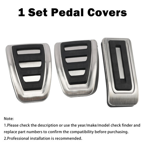 Pedal Set Pedals Pedal Caps For VW California T5 Camper Multivan VI 15-24
