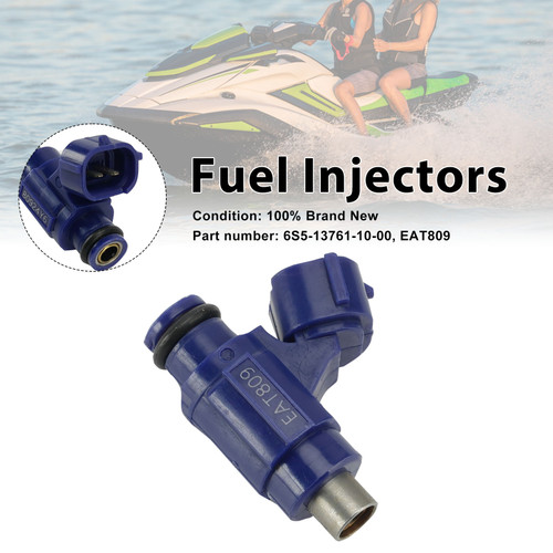 EAT809 Fuel Injectors 6S5-13761-10-00 For Yamaha WaveRunner VX HO SHO