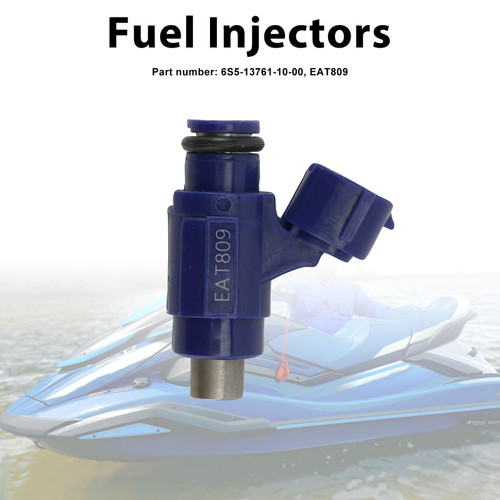 EAT809 Fuel Injectors 6S5-13761-10-00 For Yamaha WaveRunner VX HO SHO