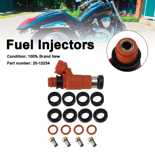 Fuel Injectors 20-12254 For Suzuki GSXR600 GSXR750 SV650 DL650 1800s