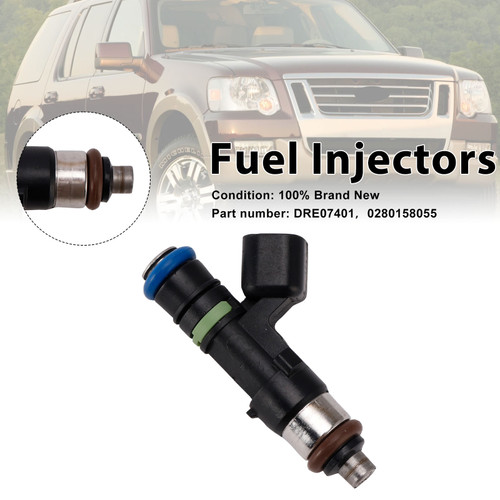 DRE07401 Fuel Injectors 0280158055 For Mercury Mountaineer Ford Explorer