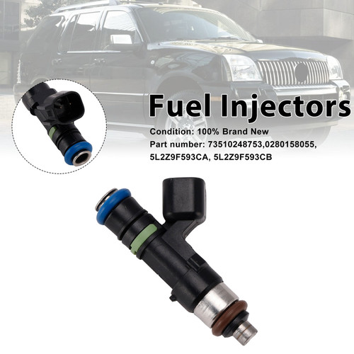 0280158055 Fuel Injectors 5L2Z9F593CA For Mercury Mountaineer Ford Explorer