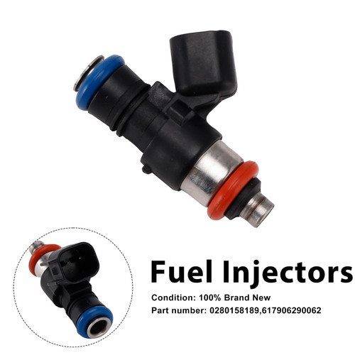 617906290062 Fuel Injectors 0280158189 For Mercury Mariner Ford 3.0L