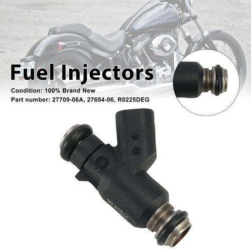 27654-06 Fuel Injectors 27709-06A Fits For Dyna Cross Bones 25 Degree
