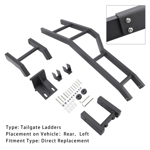 Rear Gate Ladder Kit Left Side For Toyota FJ Cruiser 2007-2021