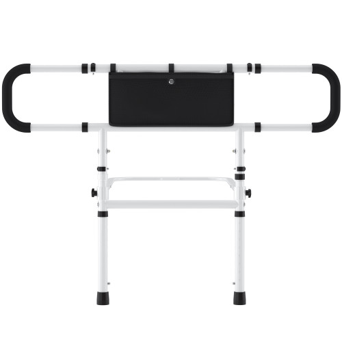 Bed Side Rail Mobility Aid Guard punch-free and foldable bedside handrails for getting up