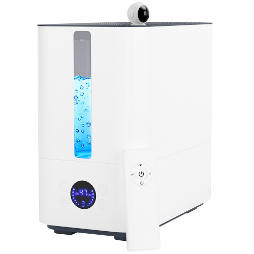 9.8L Large Capacity Humidifier 800ml/h Nano Four-Spray 50H Runtime 34dB Ultra-Quiet Top-Fill Smart Display with Timer & Auto Shut-Off