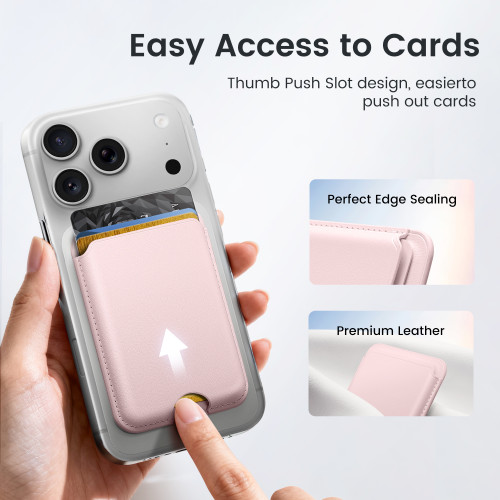 2PCS Magnetic Card Holder MagSafe Wallet RFID Protection for iPhone 17/16/15/14