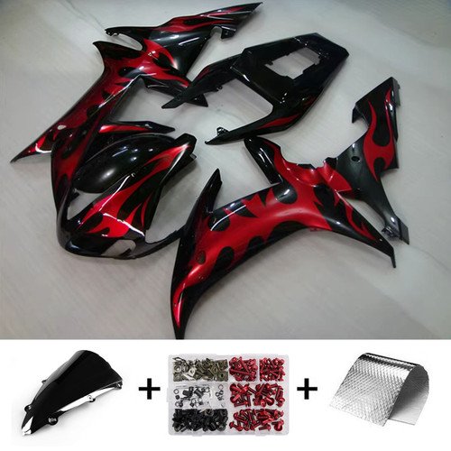 Injection Fairing Kit Bodywork Plastic ABS fit For Yamaha YZF 1000 R1 2004-2006