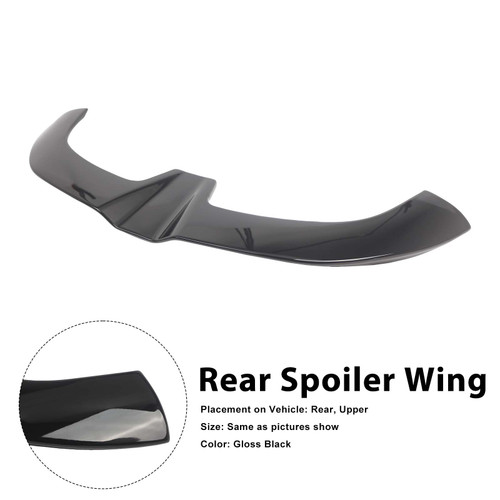 JCW Style Gloss Black Rear Roof Spoiler Wing Fit Mini Cooper F55 F56 2013-2018