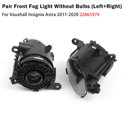 Pair Front Fog Light Lamp For Vauxhall Insignia Astra 2011-2020 22865974