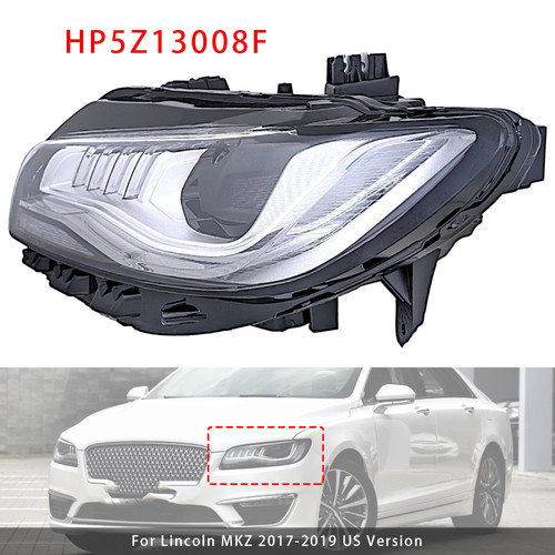 Left LED Headlight W/ AFS HP5Z13008F For Lincoln MKZ 2017-2019