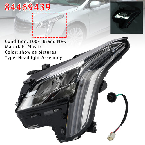 Left LED Headlight 84469439 For Cadillac XTS 2018-2019