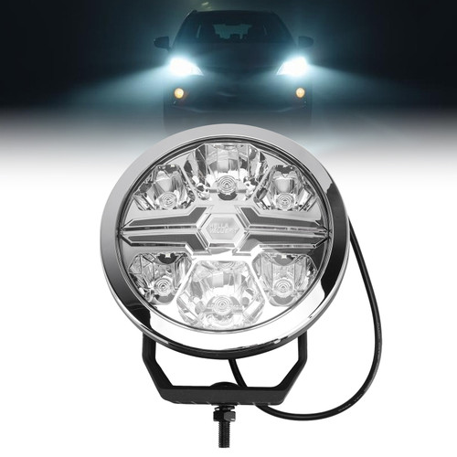 Round Auxiliary Lamp ValueFit 7" Ref.25 12/24V 22W 1670LM 6000K For HELLA