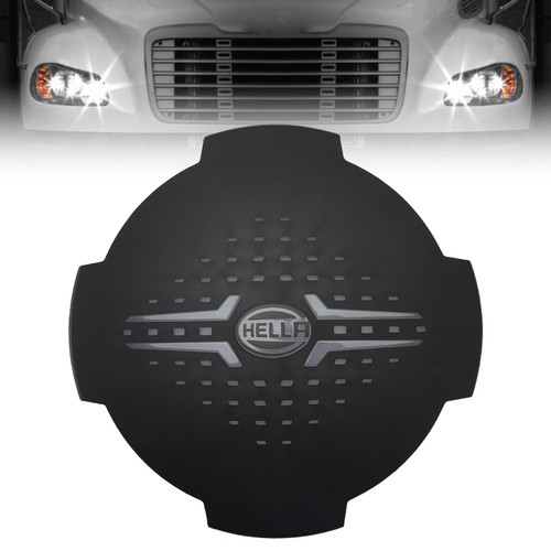 Round Auxiliary Lamp Outer Protective Cover ValueFit 7" For HELLA 358198001