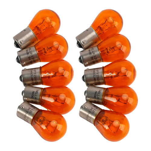 Car Light Halogen Auxiliary Bulb PY21W 12V 21W For HELLA 8GA 006 841-121
