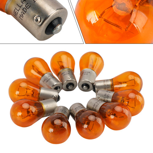 Car Light Halogen Auxiliary Bulb PY21W 12V 21W For HELLA 8GA 006 841-121