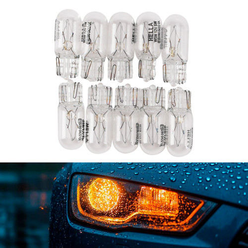 Car Light Halogen Auxiliary Bulb W5W T10 12V 5W For HELLA 8GP 178 560-081