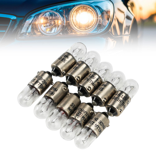Car Light Halogen Auxiliary Bulb T4W 12V 4W For HELLA 8GP 002 067-121