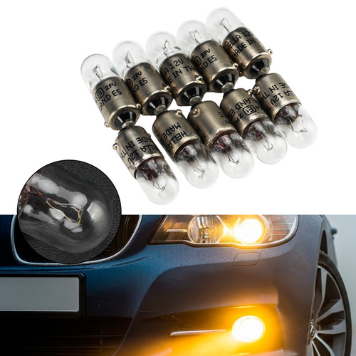 Car Light Halogen Auxiliary Bulb T4W 12V 4W For HELLA 8GP 002 067-121