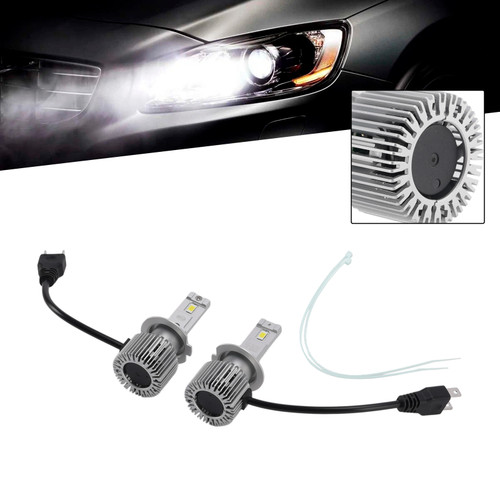 LED Headlight Bulb Kit High Low Beam Lamp H7 12V 35W 6500K 2500LM For HELLA