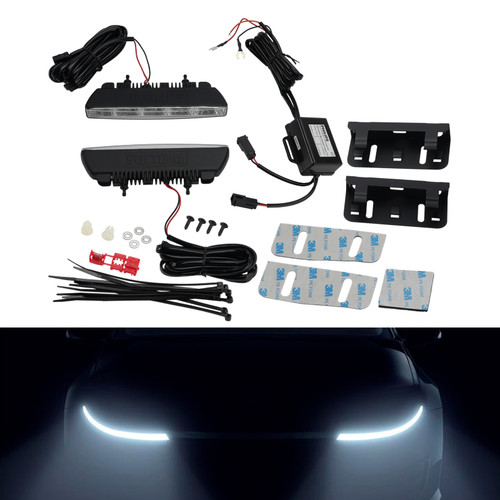 Car LED Daytime Running Light Universal 5 LED Chips 6000K For PHILIPS YS12810