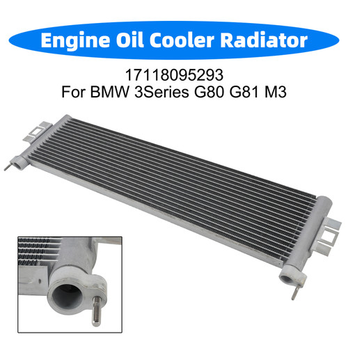 Engine Oil Cooler Radiator 17118095293 For BMW 3 Series G80 G81 M3