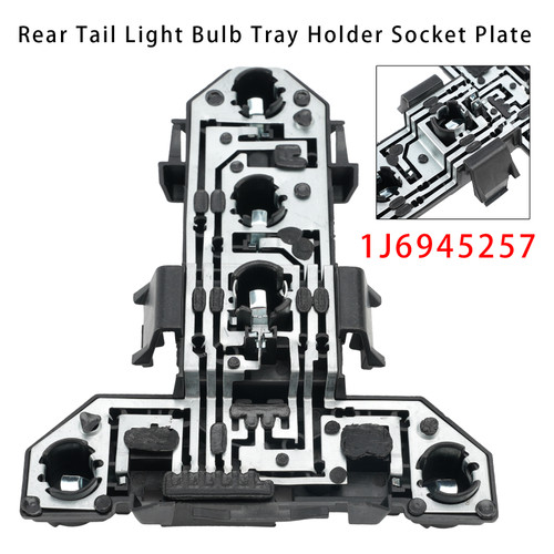Rear Tail Light Bulb Tray Holder Socket Plate 1J6945257 For Vw Golf Mk4 98-2005