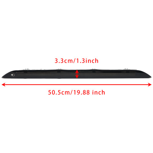 Rear Third Brake Light For Mercedes Benz Vito W447 Marco Polo Metris 14-25 Black