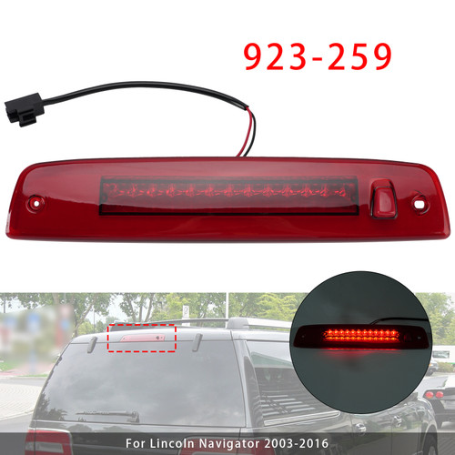 Third Brake Light High Mount Stop Lamp For Ford Expedition Navigator 03-2016 Red