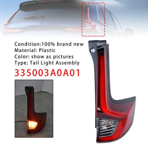 Outer Led Right Tail Light 335003A0A01 For Honda CR-V 2023-2024
