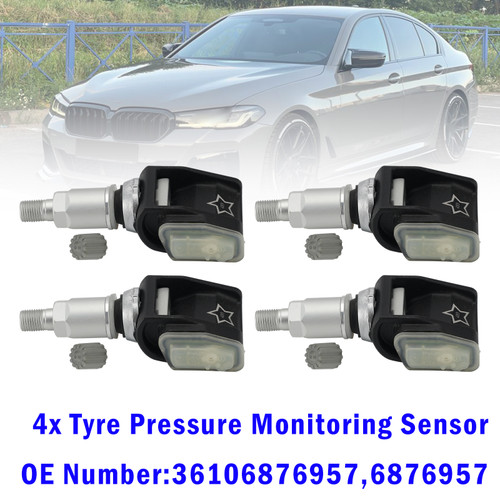 4x Tyre Pressure Monitoring Sensor For BMW 5 6 7 8 Series G30 G01 G02 G05 M3 M4