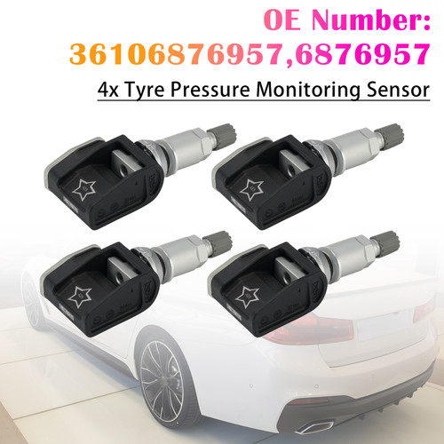 4x Tyre Pressure Monitoring Sensor For BMW 5 6 7 8 Series G30 G01 G02 G05 M3 M4