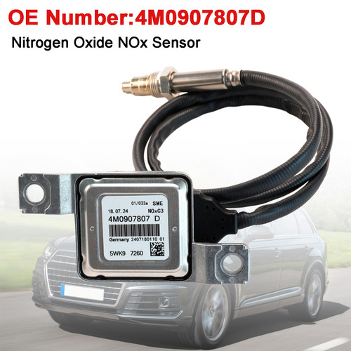 Nitrogen Oxide NOx Sensor 4M0907807D For Audi Q7 VW Touareg 3.0L 2015-2021