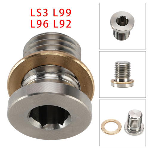 Oil Pan Oil Pressure Relief Valve Plug For Gen IV LS Engines 2007-2013 LS3 L99