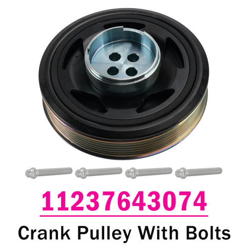 Crank Pulley With Bolts for BMW 1 Series 1.5 Diesel for MINI Cooper 1.5D 15-19