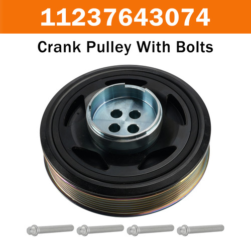 Crank Pulley With Bolts for BMW 1 Series 1.5 Diesel for MINI Cooper 1.5D 15-19