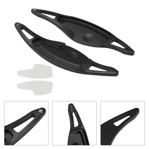 Steering Wheel Paddle Shifter For Genesis G80 Sport 17-20 Aluminium Black
