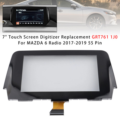 7" Touch Screen Digitizer Replacement GRT761 1J0 For MAZDA 6 Radio 17-19 55 Pin