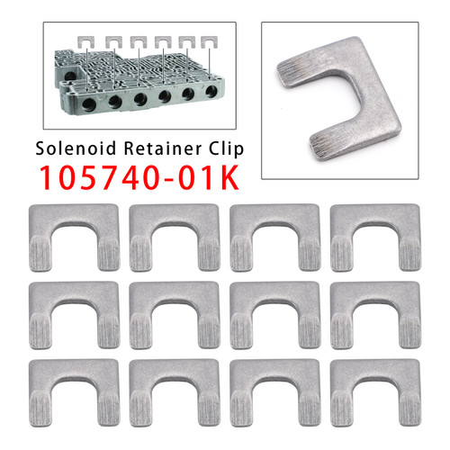 12PCS Solenoid Retainer Clip 105740-01K For 10L80 10L90 10R80 Transmission