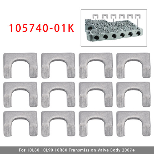 12PCS Solenoid Retainer Clip 105740-01K For 10L80 10L90 10R80 Transmission