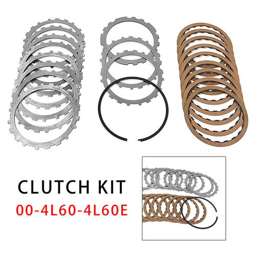 00-4L60-4L60E Power Pack 3-4 Clutch Kit .062" 9 Frictions 10 Steels