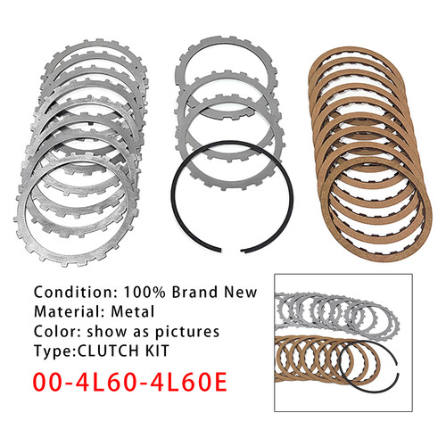 00-4L60-4L60E Power Pack 3-4 Clutch Kit .062" 9 Frictions 10 Steels