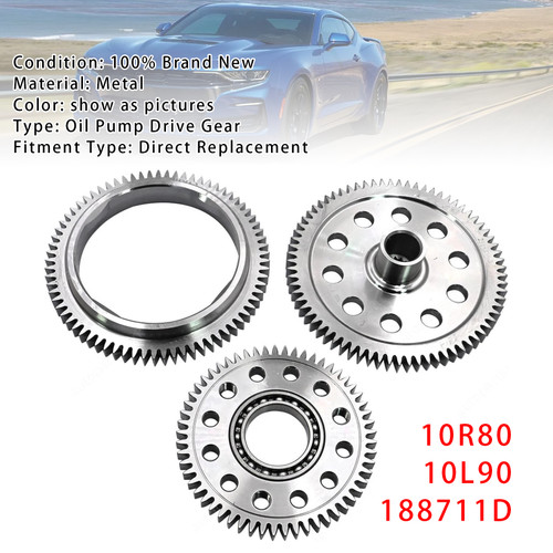 10R80 10L90 Auto Transmission Oil Pump Drive Gear Set For Ford Cadillac 188711D