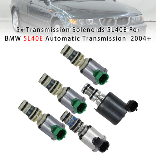 5x Transmission Solenoids 5L40E For BMW 5L40E Automatic Transmission 2004+