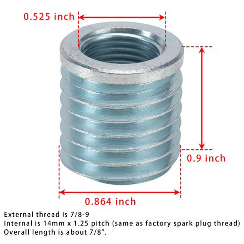 Fix Thread Failed Repair Insert Extra-Large For Ford Cylinder Head 4.6L 2-valve